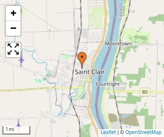 Area schools map